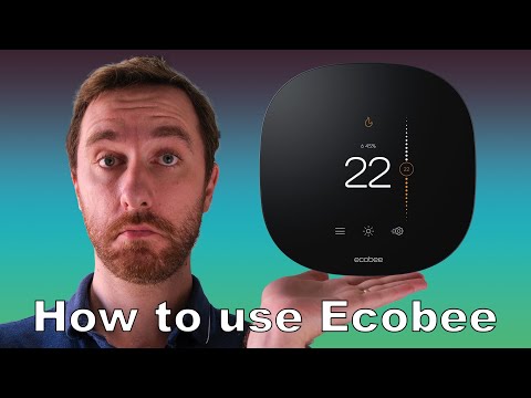 This video provides a tutorial on how to use the Ecobee smart thermostat.
