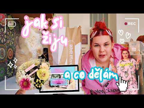 VLOG: jak si žiju, nové kérky, ikea nákupy, předělávání obýváku, & reveal mojí značky | sugardenny