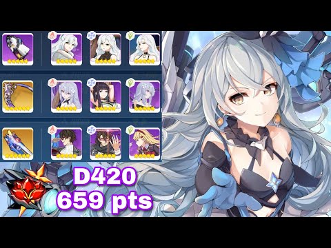 [Honkai Impact 3] SEA - Ex-Abyss Red Lotus (D420) - RPC-6626 (Ice buff) 659 pts - HB RC HR (Fuxi 3*)