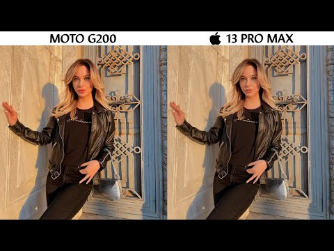 Motorola MOTO G200 VS iPhone 13 Pro Max | Camera Test Comparison