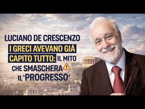 Luciano De Crescenzo – I Greci avevano già capito tutto: il mito che smaschera il “progresso”