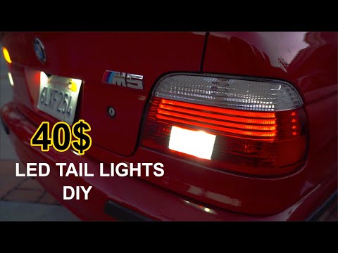Adding Cheap LED Taillights To An Old BMW and OEM Xenon headlights