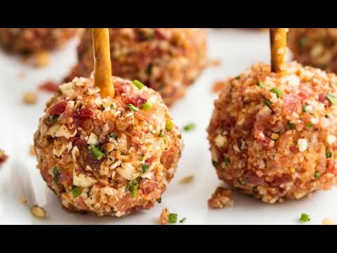 Cheese Ball Bites | Delish