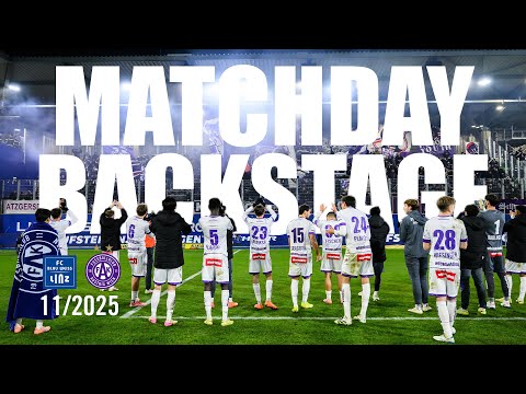 Matchday Backstage: Blau-Weiß Linz - Austria Wien 2:3 (11/2025) #faklive #violatv