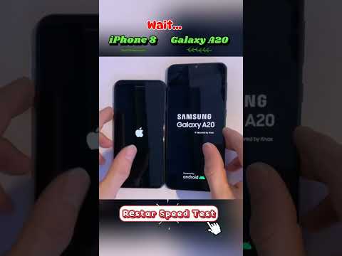 Restart Battle! iPhone 8 vs. Samsung A20 – Who Wins#shorts