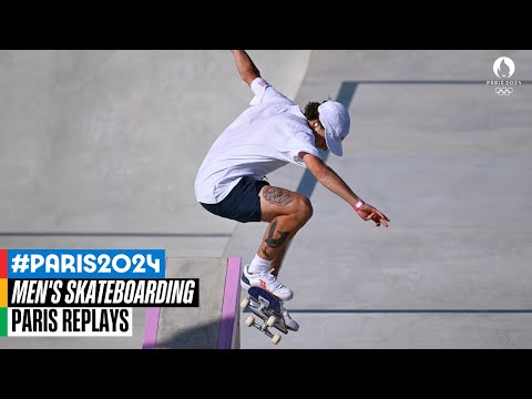 Men's Park Skateboarding full final 🛹 | Paris Replays
