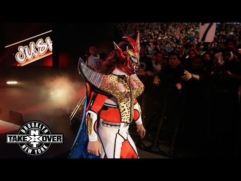 WWE Network: Jushin "Thunder" Liger enters Barclays Center: NXT TakeOver: Brooklyn Video