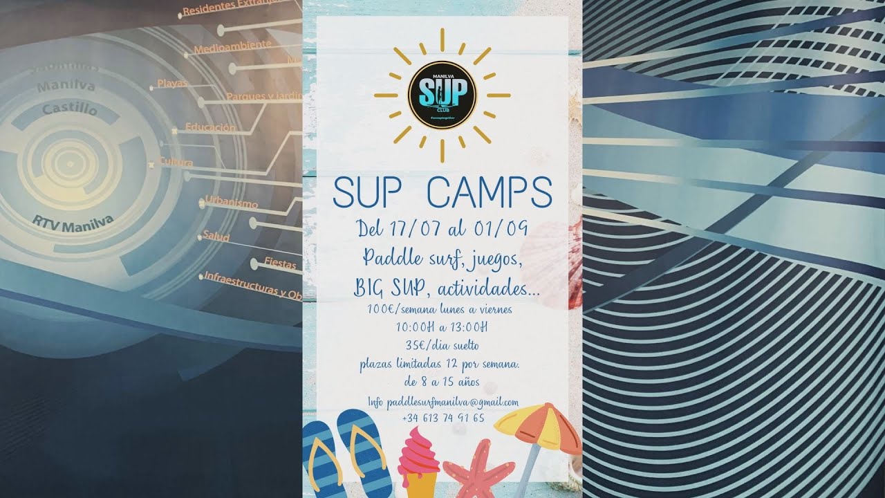 Inicio del campamento de verano de paddle surf