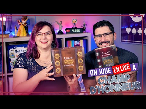 [La Partie] CHAMP D'HONNEUR + EXTENSIONS | 2 joueurs | Gigamic | VOD Live