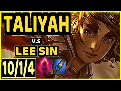 NJI (TALIYAH) vs LEE SIN - 10/1/4 KDA JUNGLE GAMEPLAY - EUW Ranked GRANDMASTER