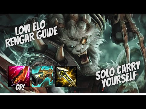 Low Elo Rengar Jungle Solo Carry Guide