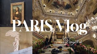 [Vlog]5泊7日パリ旅行 日帰りロンドン旅のはずが…アウトレット、オペラ座・ルーブル美術館 Day3-4 2023/12/30-31