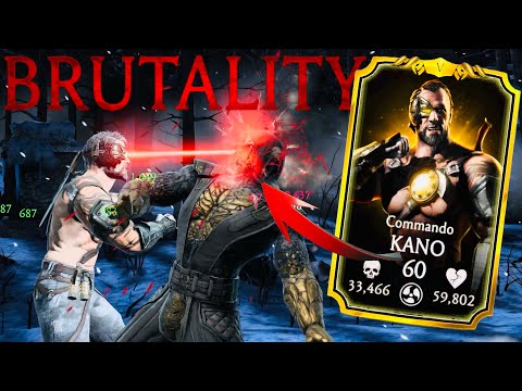 Commando KANO Character Ascension & Brutality Gameplay Review in Survivor Realm Klash | MK Mobile