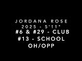 Jordana Rose (C/O 2025) - 2023 Highlights