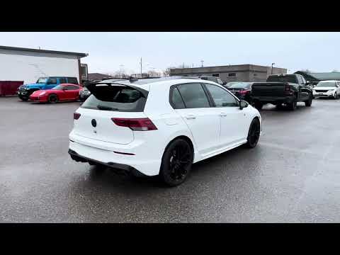 2025 Volkswagen Golf R Black Edition DSG in White for sale at Boyer Chrysler Dodge Jeep Ram Fiat Cobourg in Cobourg, ON