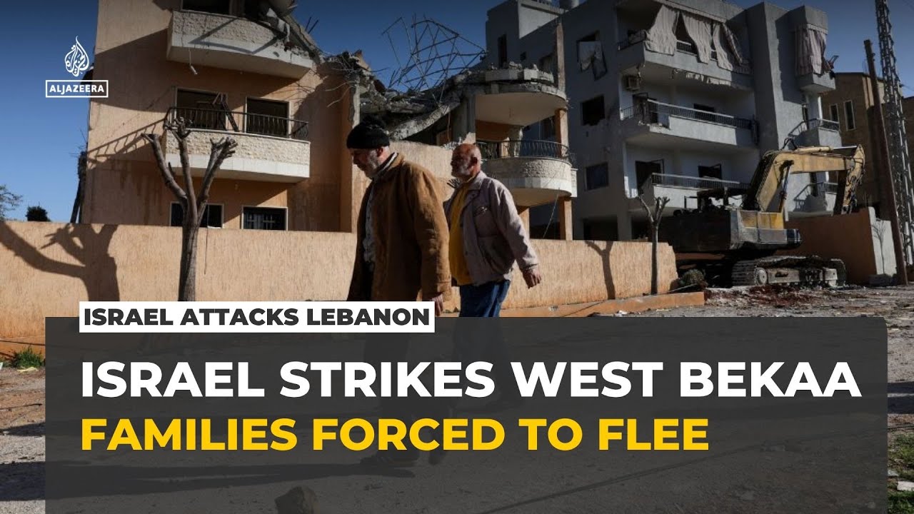 Israeli strikes push more Lebanese families into shelters western Bekaa Valley