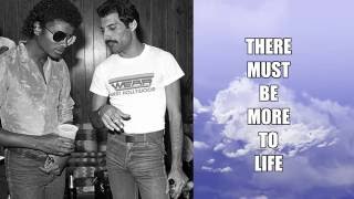 Michael Jackson &amp; Freddie Mercury - There Must Be More To Life Than This (Lyrics)