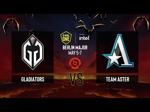 Dota2 - Gladiators vs Team Aster - Game 1 - ESL One Berlin 2023 - Group A