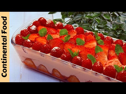 RED Berry Tiramisu Trifle Recipe You've Been Waiting For | Italian Dolce