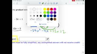 SM2 1.24 - Multiplying Two Binomials and Evaluating them at a Value