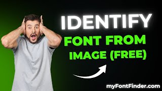 Font identifier from image FREE - My Font Finder