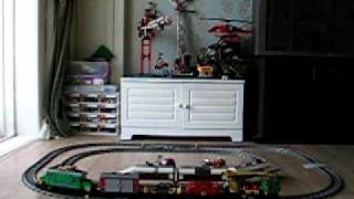 preview picture of video 'LEGO Crane & Train'