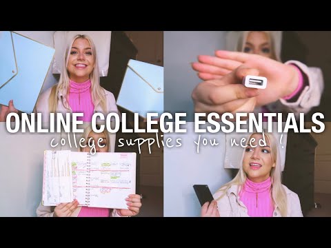 ONLINE COLLEGE ESSENTIALS… college essentials (w product links)