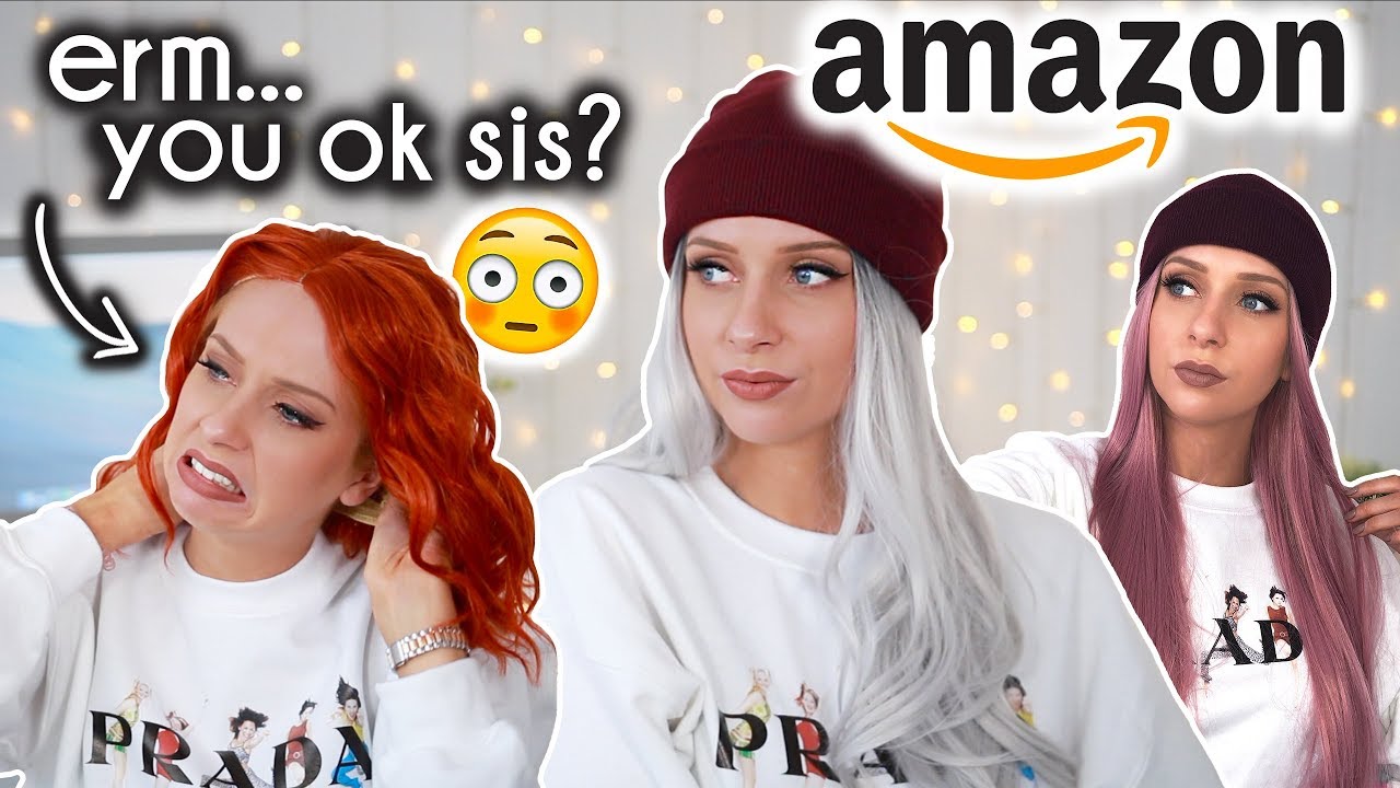 TESTING CHEAP AMAZON WIGS... *DISASTER* (like, actually)