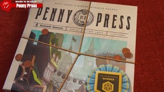 Board to Death TV - Board Game Reviews - Penny Press video thumbnail