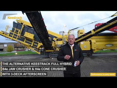 Features & benefits of the H6e Keestrack Cone crusher