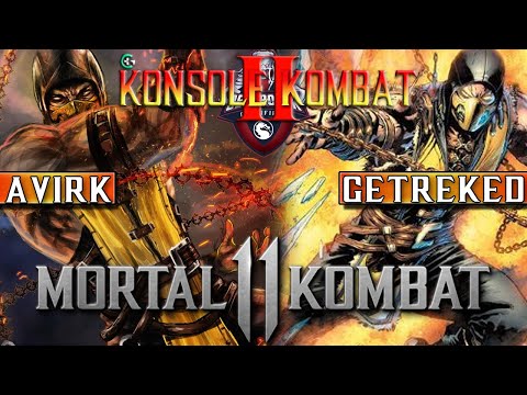 AVIRK13 vs ANBU GETREKED (SCORPION MIRROR) - Konsole Kombat 2: Qualifier 1 - MK11