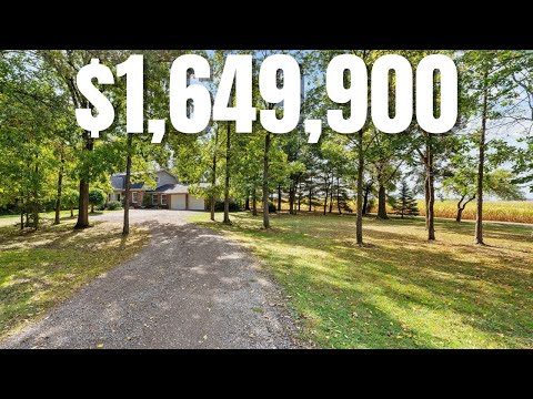 Charming 45.5-Acre Country Estate with Pond, Barns & Trails | 9381 McEwen Drive, Denfield