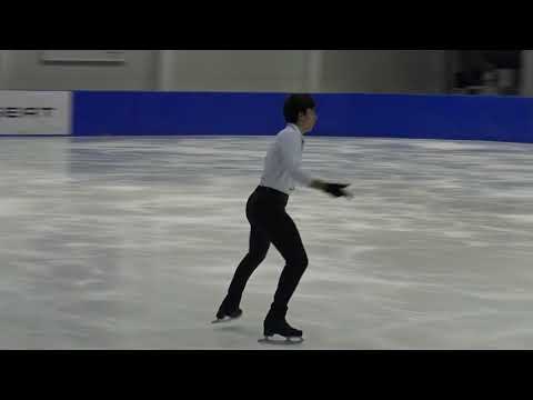 1. Christmas Cup 2018: Theo Belle (FRA) - Junior Men Free Skating