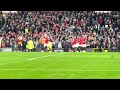 Bruno Fernandes Goal Celebration | Man United vs Aston Villa | Carabao Cup 10/11/22