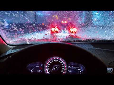 8 HORAS DE RELAJANTE SONIDO DE LLUVIA EN EL COCHE PARA DORMR 🌧️🚘 (resubido más largo)