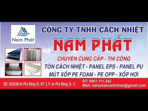 PANEL EPS CÁCH NHIỆT  NAM PHÁT  -   090 1111 242