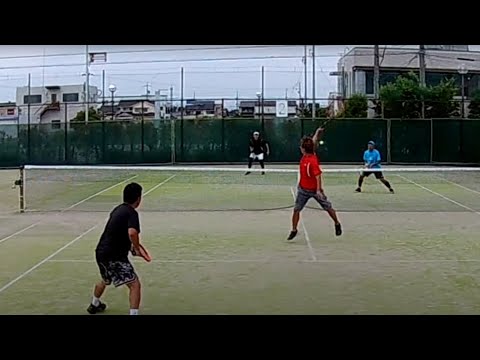 勤金【ダブルス】大人の練習会003 ハイライト【テニス】軟式ボレー