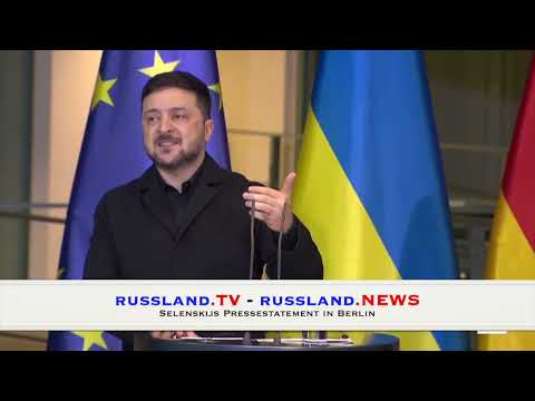 Selenskijs Pressestatement in Berlin