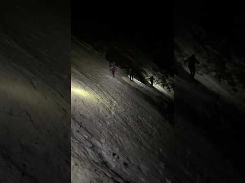 Near Miss of Giant Rockfall on Mont Blanc Death Couloir #rockfall #deathcouloir #montblanc #shorts