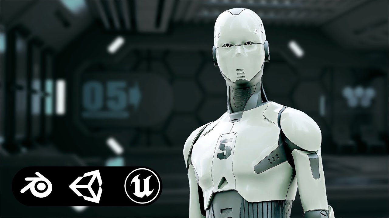 I-Homo 05 Auto-Rig Pro Rigged For Mixamo Unreal Engine Unity 3D Model