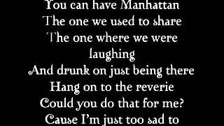 Manhattan - Sara Bareilles lyrics