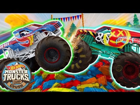Capa de Os Monster Trucks Conseguem Sobreviver ao Desafio? Todos os Episódios Completos!