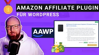 Amazon Affiliate for WordPress Plugin - AAWP Tutorial (deutsch): Mehr Geld als A