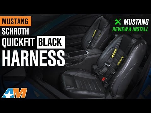 2005-2017 Mustang Schroth QuickFit Black Harness Review & Install