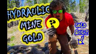 Gold Prospecting in a Hydraulic Mine
