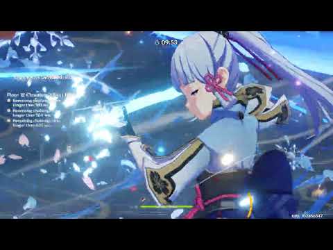 [2.7 Abyss] 12-3 46.5s - Ayaka & C0 Hu Tao Double Hydro
