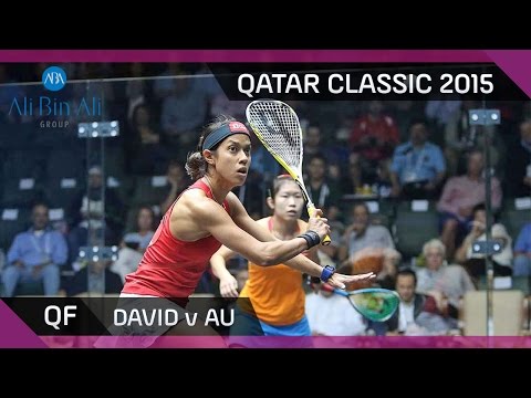 Squash: Qatar Classic 2015 - Women's QF Highlights: David v Au