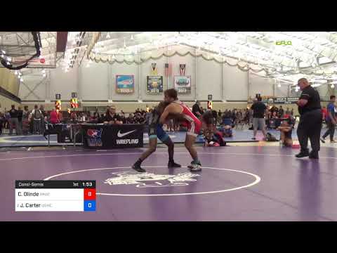 2018 UWW Cadet And U23 Nationals/U23 Greco-Roman 55 Consi-Semis - Colt Olinde (BRWC) Vs. Jemone Ca