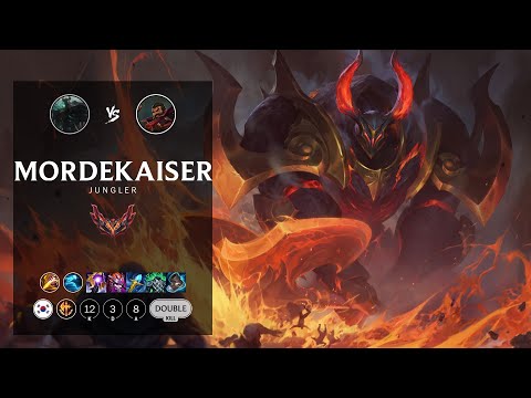 Mordekaiser Jungle vs Graves - KR Grandmaster Patch 12.10
