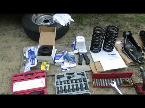 Dodge Ram Van Lower Control Arm, Strut Bar, Sway Bar, and Coil Spring Replacement 1979 through 2003